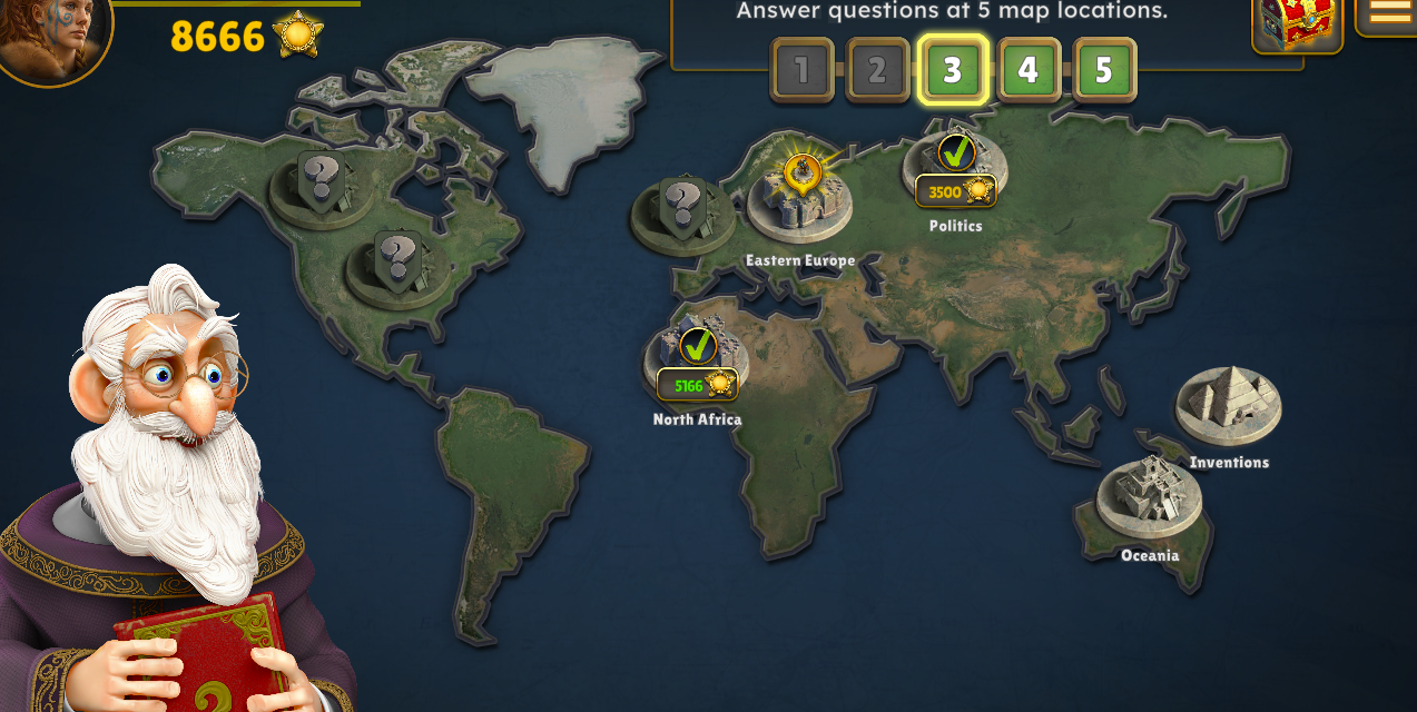 World Trivia Map